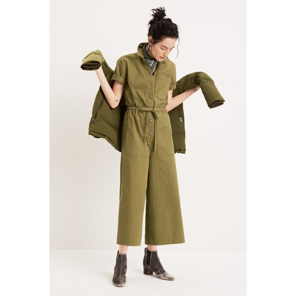 madewell wide leg jumpsuit